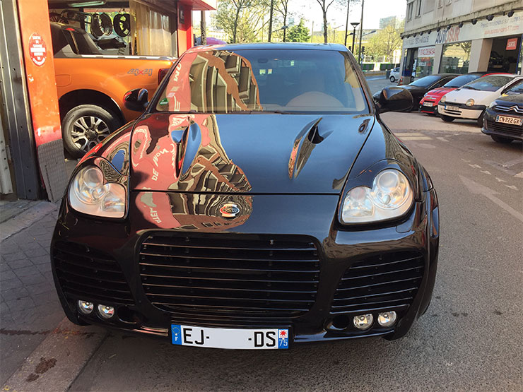 Peinture et calandre Porsche Cayenne