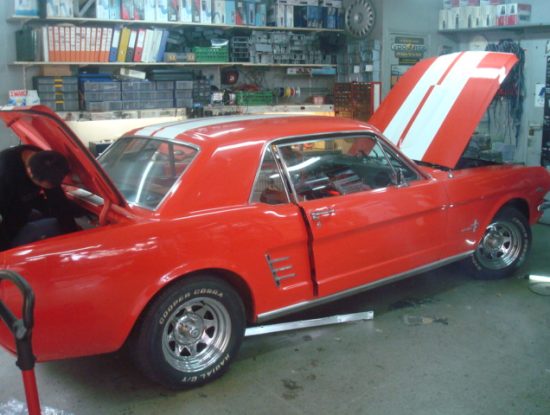 restauration Ford mustang